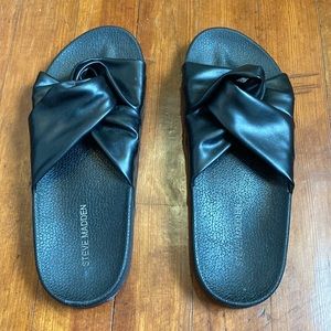 Steve Madden leather twist sandals